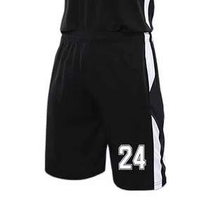 Uniforme de Baloncesto con Cuello Redondo, Nombre del Equipo, 100% Poliéster, Secado Rápido, Transpirable, Unisex, Color Negro, Servicio OEM 2026 - Product Image 5