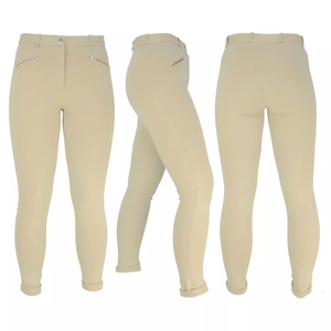 กางเกงขี่ม้าผู้หญิงคุณภาพสูงพร้อมแผ่นรองเข่าแบบ Jodhpurs |   กางเกงขี่ม้าแบบยืดได้ สวมใส่สบาย คุณภาพส่งออก - Product Image 3