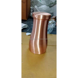 Health Beneficial <b>Water</b> <b>Bottle</b> and Pot 100% Copper <b>Water</b> Pitcher Kitchen Counter Display Pure Copper <b>Water</b> Pot & <b>Bottle</b> - Product Image 5