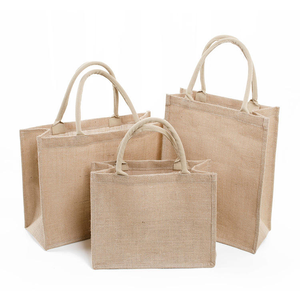 Eco Conscious Customizable Jute Beach Tote <b>Bag</b> with Print Options for Business Branding and Marketing - Product Image 3