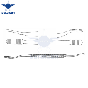 Lime à os Miller-Colburn, longueur 18 cm / 7 pouces, largeur 3 mm et 4 mm, instrument chirurgical à double extrémité pour le modelage osseux - Product Image 4