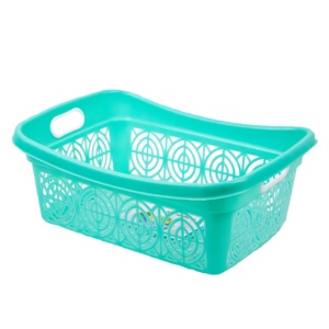 Dual <b>Handle</b> <b>Plastic</b> Strainer <b>Basket</b> Durable PP Material Multi-Purpose Home Storage Organization Modern Pattern Food Use BPA Free - Product Image 4