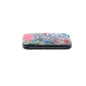 Classic 5 in 1 Nail <b>Kit</b> with Stainless Steel Tools Portable Case <b>Manicure</b> Set Red Floral Design - Product Image 3