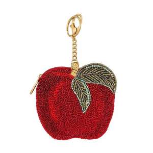 Llavero de Plástico con Bordado de Cuentas Coloridas Hecho a Mano en India, Diseño Único, para Bolsos de Viaje y Carteras - Product Image 1