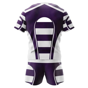 Tenue d'entraînement de rugby professionnelle pour adultes, respirante, légère, 100% polyester, équipement sportif d'équipe personnalisable, haute qualité - Product Image 2