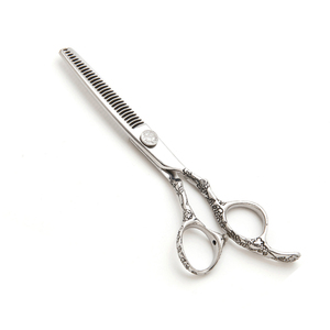 Ciseaux de coiffure pour hommes, en acier inoxydable poli miroir, pour soins personnels, ciseaux à effiler les cheveux, vente chaude - Product Image 4