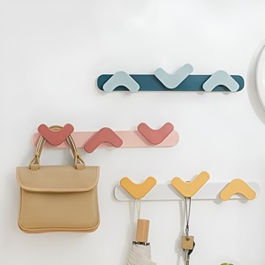 Stainless Steel Adhesive Towel <b>Hooks</b> for Bathroom Extra Strong Wall Hanger for Shower <b>Kitchen</b> Wall Mounted <b>Hook</b> Coat Racks - Product Image 1