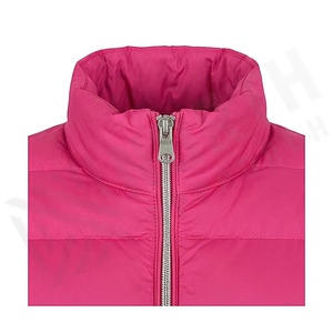 Hooded Quilted Waterproof <b>Bubble</b> Jacket Black Full Sleeve Winter Windproof Cotton Shell Knitted Fabric Polyester Filling Stand - Product Image 4