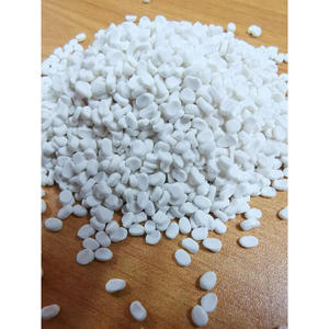 Meilleur prix, produit phare : Granulés de carbonate de calcium (masterbatch) en forme de remplissage, couleur blanc naturel, matière première pour bidons. - Product Image 5