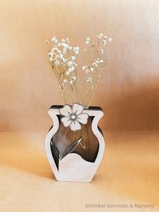 Maceta de sándalo de 3 capas hecha a mano moderna, de diseño único jarrón de mesa de madera, cajas de letreros de pared, artesanías de madera de regalo - Product Image 4