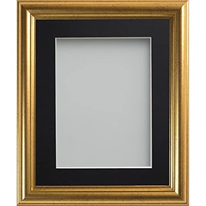 Cadre photo rayé en bois de manguier 7x10 en gros |   Cadres en bois contemporains en gros - Product Image 4