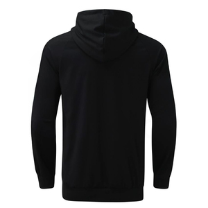 Men's Black Tracksuit Set Full <b>Zip</b> <b>Hooded</b> Long Sleeve Solid Color Casual Wear Autumn Breathable Polyester Material - Product Image 5