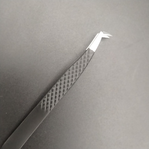 Pinzas para Pestañas con Punta de Fibra, Antimagnéticas, de Acero Inoxidable, para Extensiones de Pestañas, Pinzas para Volumen de Pestañas, Personalización Gratuita - Product Image 1