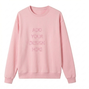 Sweat-shirt oversize à col montant en mélange coton-polyester avec logo personnalisé, faible MOQ, livraison rapide pour le jour du match, survêtement unisexe - Product Image 1