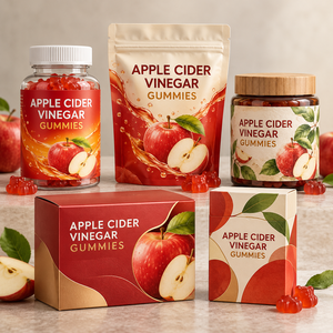Gomitas de Vinagre de Sidra de Manzana de Marca Privada OEM, Suplemento Herbal para el Apoyo Digestivo, Fórmula Personalizada, Logotipo Personalizado - Product Image 5