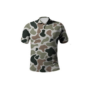 Polo de Golf de Secado Rápido para Hombre, Talla Grande, Manga Corta, Poliéster y Spandex, Ropa Deportiva con Diseño en Blanco para Sublimación, Venta al Por Mayor - Product Image 2