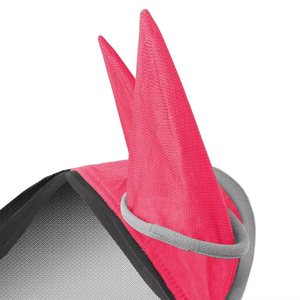 Heavy Duty <b>Mesh</b> Horse Fly Veil Soft Fleece Trimmed Fly Shield with Ear Openings - Product Image 2