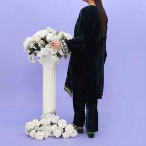 Ensemble de 2 pièces en velours embelli pour femmes PW4253 - Product Image 1