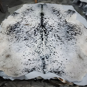 Tapis en cuir de vachette naturel, véritable peau à poils, pour la décoration intérieure, la sellerie, les projets de bricolage et les tapis de sol en cuir véritable - Product Image 3