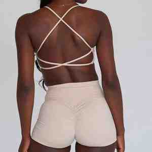 ชุดออกกำลังกายโยคะคุณภาพสูง ชุดฟิตเนสชกมวย เสื้อผ้าออกกำลังกายสำหรับผู้หญิง 2 ชิ้น ชุดโยคะฟิตเนสขายส่ง - Product Image 4