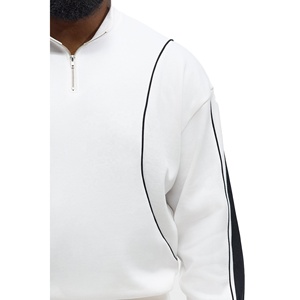 Professional <b>Crewneck</b> Jogger Tracksuit Cotton French Terry Premium Sports Fitness Training Casual Activewear OEM Private Label - Product Image 5