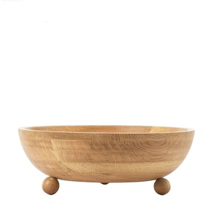 Ménage Mangue En Bois Ustensiles De Cuisine Décoratif Meilleure Vente Top Qualité Pâte Bol Salade De Service - Product Image 1