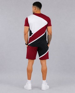 Conjunto de Ropa Casual de Verano para Hombre, 100% Algodón, Secado Rápido, Transpirable, Liso, de 2 Piezas, Pantalones Cortos Estampados, Logotipo Personalizado, para Exteriores - Product Image 2