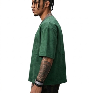 เสื้อยืดโอเวอร์ไซส์ผ้าฝ้าย 100% เนื้อหนา พิมพ์ลายนูน 3 มิติ พรีเมียม แฟชั่น เรียบง่าย สั่งทำได้ สำหรับผู้ชายและผู้หญิง เสื้อแขนกุดลำลอง - Product Image 3