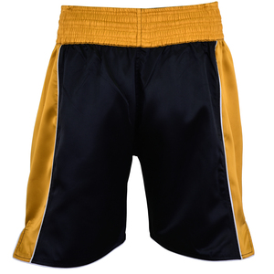 Shorts de boxe Muay Thai sur mesure de qualité supérieure, taille plus, haut de gamme, 100 % polyester, taille mi-haute, sportifs, noir et rouge - Product Image 6