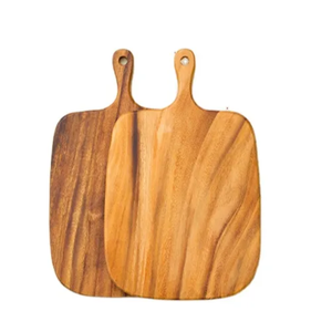 Tabla de cortar de madera con orificio para colgar para cocina, para frutas, verduras, queso, utensilios de mesa de madera, tabla de queso hecha a mano - Product Image 4