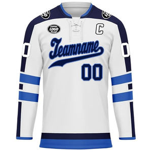 Personalized Ice Hockey Jersey OEM Wholesale USA Buyer Custom Team Hockey Uniform Embroidery Logo Sportswear Bulk 100% - Product Image 4