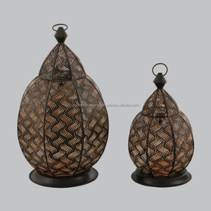 Linterna marroquí de sobremesa, farol de estilo árabe, decoración navideña de Ramadán eid - Product Image 1