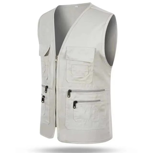 Chaleco transpirable para hombre, informal, ligero, para viajes al aire libre, con múltiples bolsillos, para trabajo. - Product Image 2