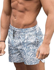Pantalones Cortos para Hombre, Casuales, Clásicos, con Logotipo Frontal, Estilo Urbano, Transpirables, de Secado Rápido, 100% Algodón, Tela Oxford Ecológica, Resistentes al Viento - Product Image 1
