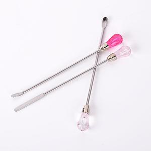 Spatule en acier inoxydable pour nail art, cuillère à mélanger pour poudre et gel UV, outil pour mélanger les liquides - Product Image 5