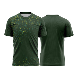 Maillot de football sublimé à col rond et manches courtes, personnalisable avec nom d'équipe et marque, service OEM, séchage rapide, respirant, léger, 100% coton - Product Image 1