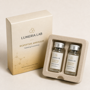 Boîte en papier kraft personnalisée, emballage rigide, plateau d'insertion pour sérum cosmétique, ampoule, flacon, échantillon - Product Image 1