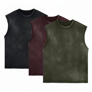 Camiseta sin Mangas Personalizada con Logotipo para Hombre, Ropa de Verano, Informal, para Gimnasio, Fitness, Entrenamiento, Proveedor al por Mayor - Product Image 1