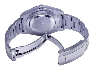 Elegant Colorless Moissanite <b>Mechanical</b> VVS Stainless Steel Roman Dial Hip Hop <b>Watch</b> Iced Bling Custom Fashion Indian Seller - Product Image 4