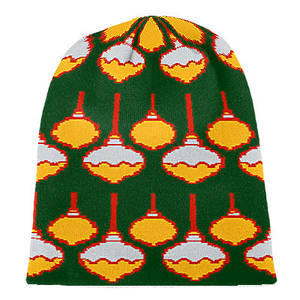 Bonnet unisexe réversible rayé 100 % acrylique, chaud, tricoté, respirant, imperméable, jacquard 100 % acrylique 2026 - Product Image 1