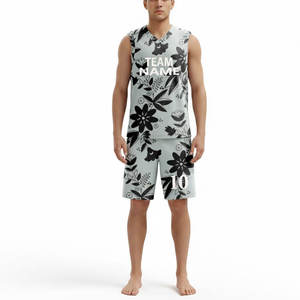 Ensembles de maillots de basket-ball personnalisés imprimés pour adultes, vêtements de sport performants, uniforme en mesh, taille plus, respirant, maillot de club - Product Image 1