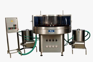 Machine de lavage et de nettoyage de bouteilles semi-automatique rotative pour le nettoyage hygiénique des bouteilles avant le remplissage - Vente en gros - Product Image 4