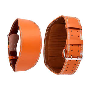 เข็มขัดยกน้ำหนักคุณภาพสูงสำหรับออกกำลังกาย ฟิตเนส เพาเวอร์เวิร์คเอาท์ ผลิตจากโรงงาน ปรับแต่งได้ ทำจากหนังวัวแท้ - Product Image 3