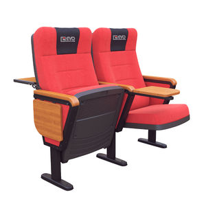 Silla de auditorio de diseño moderno con patas de acero inoxidable, muebles de teatro cómodos y elegantes para asientos de audiencia de Hospital escolar - Product Image 6