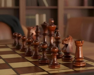 ILAHI's Eco-Friendly Rustic Polished Rectangle <b>Chess</b> <b>Board</b> Game 100% Handmade Pure Wood Animal/Love Style Customized Size <b>Chess</b> - Product Image 2