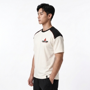 เสื้อยืดผู้ชายพรีเมียมสำหรับใส่ทุกวัน แขนสั้น เนื้อผ้านุ่ม สวมใส่สบาย ทรงทันสมัย เหมาะสำหรับใส่ลำลอง - Product Image 3