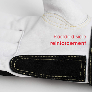 ถุงมือเชื่อมหนังคุณภาพสูง Veekend Bazar พร้อมซับในโพลีเอสเตอร์ ดีไซน์ตามสั่ง บริการ OEM สีและขนาดปรับแต่งได้ - Product Image 5