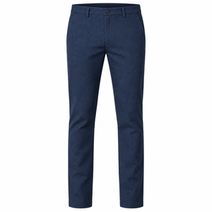 Pantalons chinos multi-poches, style streetwear, plissés, coupe droite, design personnalisé, pantalons chinos pour hommes - Product Image 1