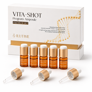 ILUTINE Vita-Shot Program Ampoule Premium Set <b>Vitamin</b> C Anti-Aging <b>Liquid</b> Face Serum Whitening Anti-Dark Spot 5Pcs Box Packaging - Product Image 1