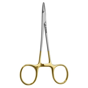 Portaagujas Halsey TC de 130 mm, Pinzas Portaagujas Dentales, Instrumentos Quirúrgicos, Instrumentos Laparoscópicos, Pinzas de Agarre - Product Image 1